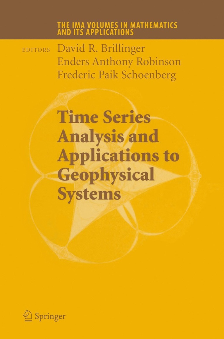 Time Series Analysis and Applications to Geophysical Systems 1