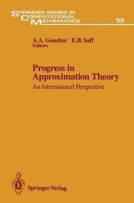 Progress in Approximation Theory 1
