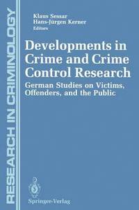 bokomslag Developments in Crime and Crime Control Research