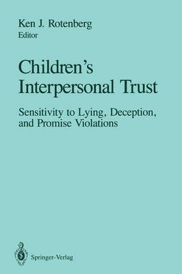 bokomslag Childrens Interpersonal Trust