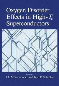 bokomslag Oxygen Disorder Effects in High-Tc Superconductors