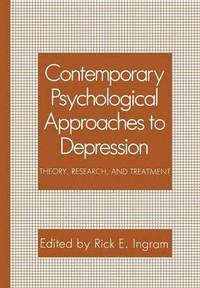 bokomslag Contemporary Psychological Approaches to Depression