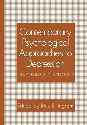 bokomslag Contemporary Psychological Approaches to Depression