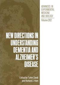bokomslag New Directions in Understanding Dementia and Alzheimers Disease
