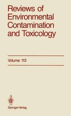 George W. Ware - Reviews of Environmental Contamination and Toxicology, Häftad
