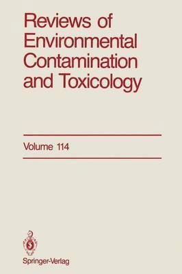 Reviews of Environmental Contamination and Toxicology 1