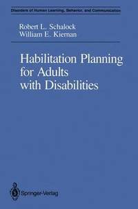 bokomslag Habilitation Planning for Adults with Disabilities