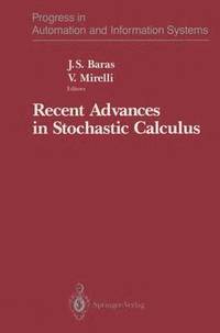 bokomslag Recent Advances in Stochastic Calculus