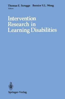 Intervention Research in Learning Disabilities 1