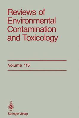 David M. Whitacre - Reviews of Environmental Contamination and Toxicology, Häftad