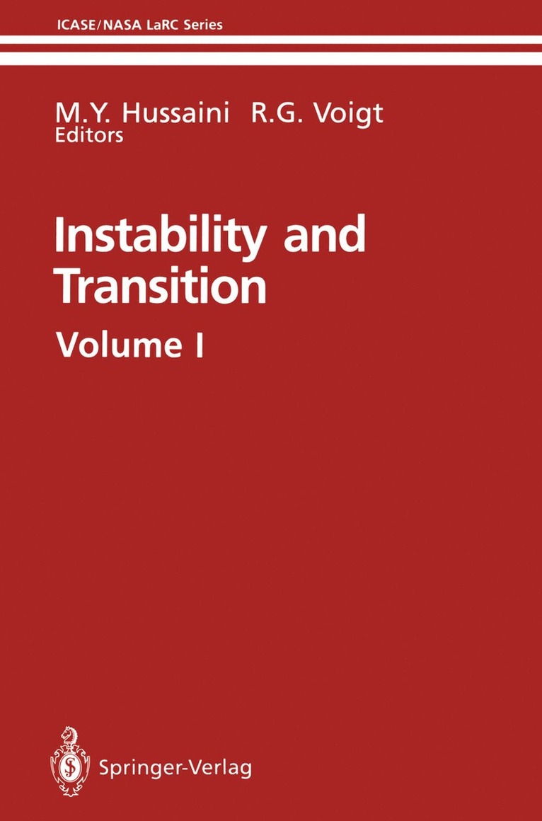 M.Y. Hussaini, Robert G. Voigt, M. Y. Hussaini - Instability and Transition, Häftad