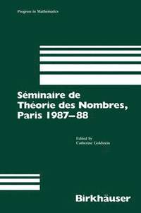 bokomslag Sminaire de Thorie des Nombres, Paris 1987-88