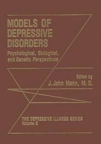 bokomslag Models of Depressive Disorders