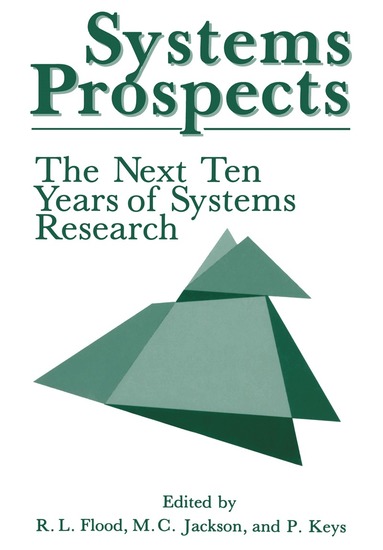 Robert L. Flood, Michael C. Jackson, Paul Keys - Systems Prospects, Häftad