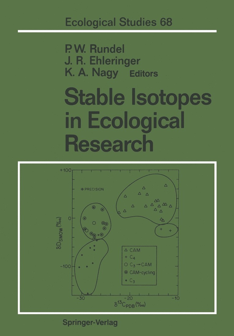 P.W. Rundel, J.R. Ehleringer, K.A. Nagy, P. W. Rundel, J. R. Ehleringer, Philip Rundel, K. A. Nagy - Stable Isotopes in Ecological Research, Häftad