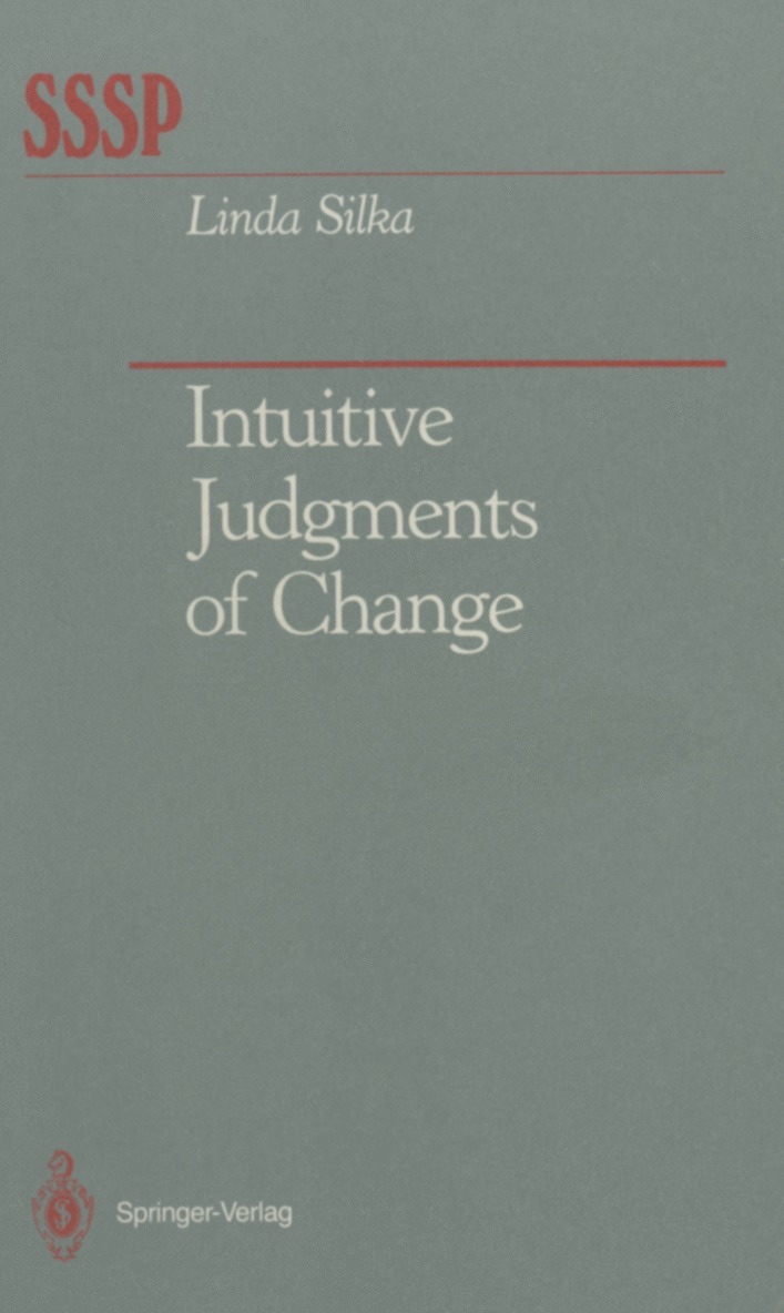 Intuitive Judgments of Change 1