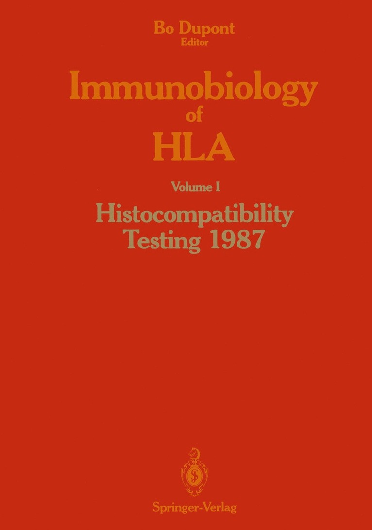 Bo Dupont, Bo DuPont - Immunobiology of HLA, Häftad