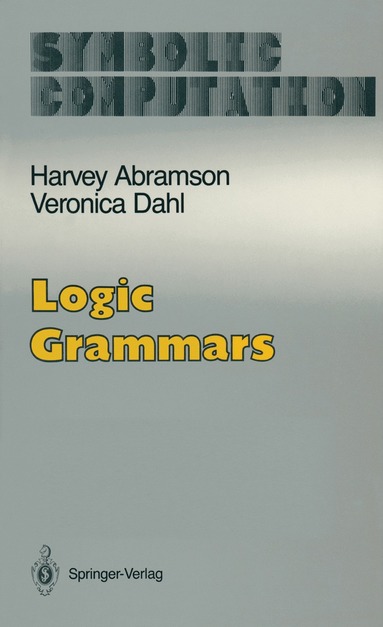 Harvey Abramson, Veronica Dahl - Logic Grammars, Häftad