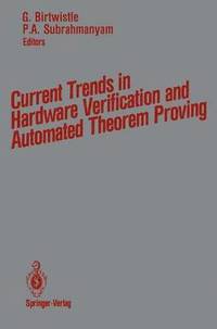 bokomslag Current Trends in Hardware Verification and Automated Theorem Proving