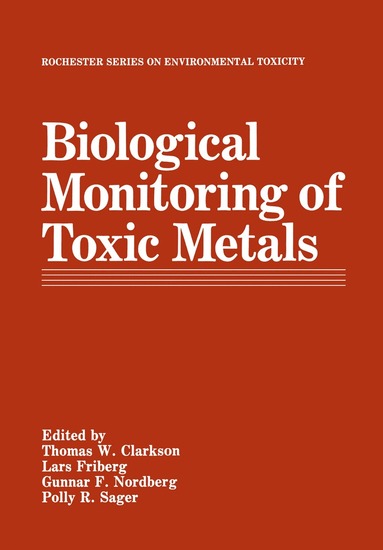 bokomslag Biological Monitoring of Toxic Metals