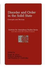 bokomslag Disorder and Order in the Solid State