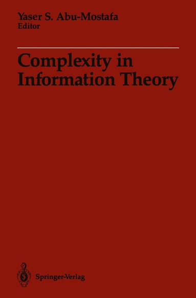 bokomslag Complexity in Information Theory