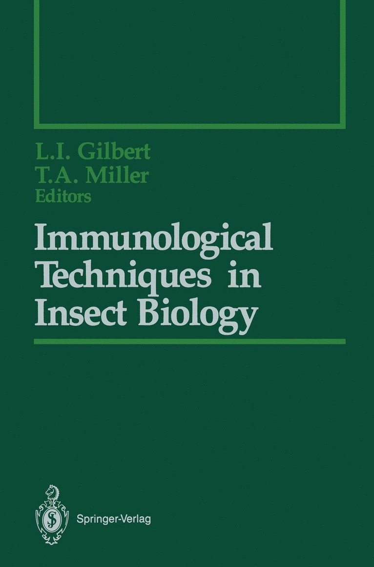 Immunological Techniques in Insect Biology 1