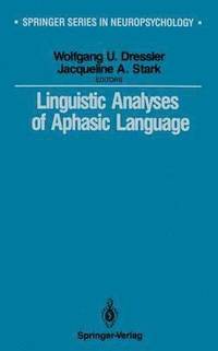 bokomslag Linguistic Analyses of Aphasic Language