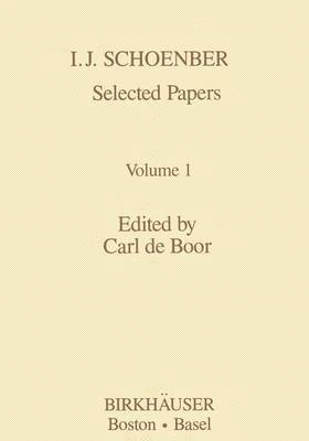 C. de Boor, C. De Boor - I.J. Schoenberg Selected Papers, Häftad