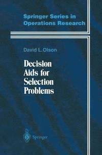 bokomslag Decision Aids for Selection Problems