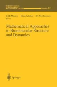 bokomslag Mathematical Approaches to Biomolecular Structure and Dynamics