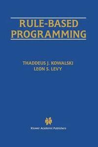 bokomslag Rule-Based Programming