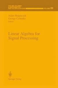 bokomslag Linear Algebra for Signal Processing