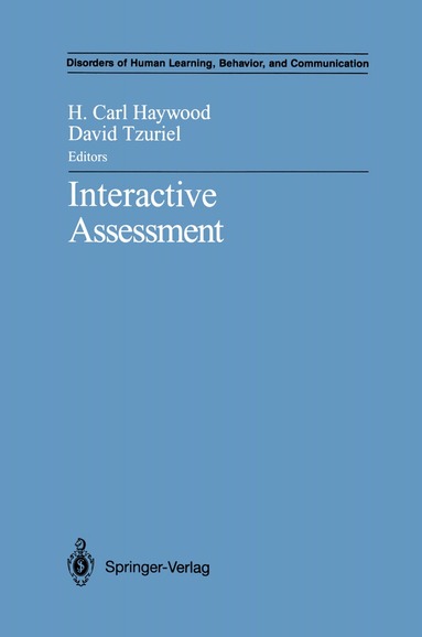 H. Carl Haywood, David Tzuriel - Interactive Assessment, Häftad