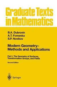 bokomslag Modern Geometry  Methods and Applications