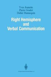 bokomslag Right Hemisphere and Verbal Communication
