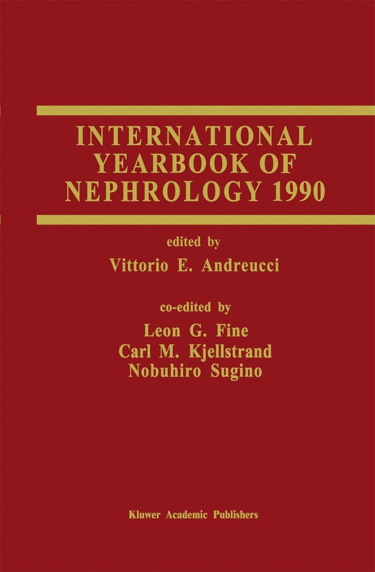 Leon F. Fine - International Yearbook of Nephrology 1990, Häftad
