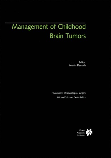 bokomslag Management of Childhood Brain Tumors