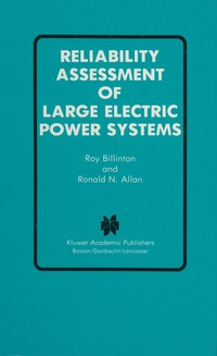 bokomslag Reliability Assessment of Large Electric Power Systems