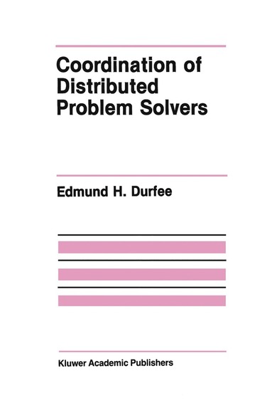 bokomslag Coordination of Distributed Problem Solvers