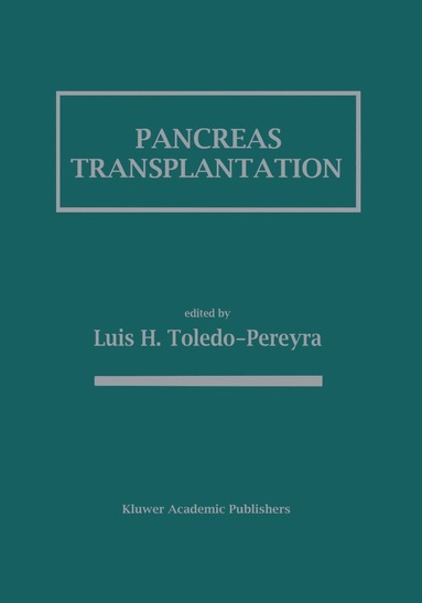 bokomslag Pancreas Transplantation