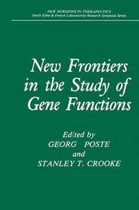 bokomslag New Frontiers in the Study of Gene Functions