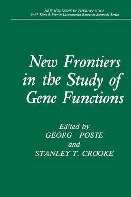 bokomslag New Frontiers in the Study of Gene Functions