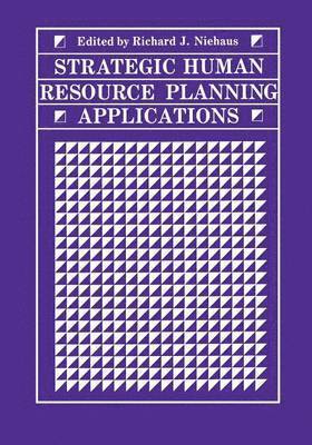 Strategic Human Resource Planning Applications 1