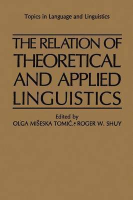 The Relation of Theoretical and Applied Linguistics 1