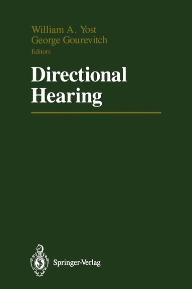 William A. Yost, George Gourevitch - Directional Hearing, Häftad
