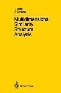 bokomslag Multidimensional Similarity Structure Analysis