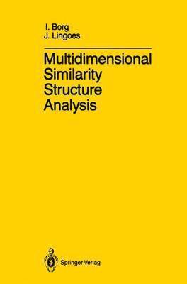 I. Borg, J. Lingoes - Multidimensional Similarity Structure Analysis, Häftad