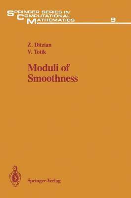 bokomslag Moduli of Smoothness