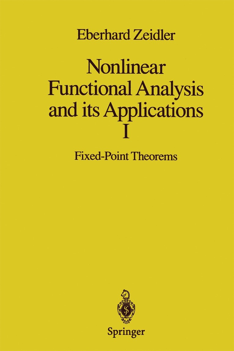 Nonlinear Functional Analysis and its Applications 1